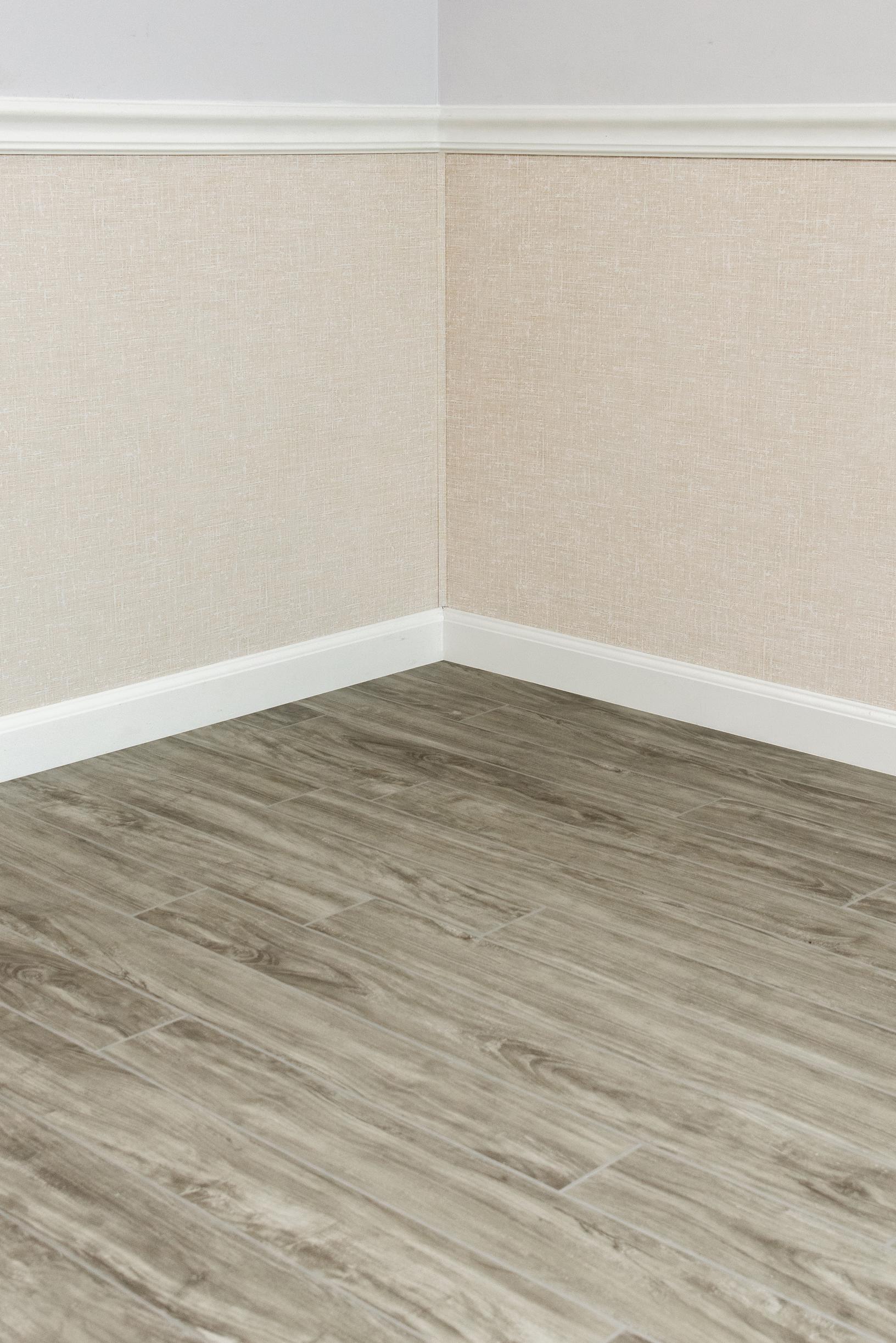 Beautifully Finished Gray Wooden Floor